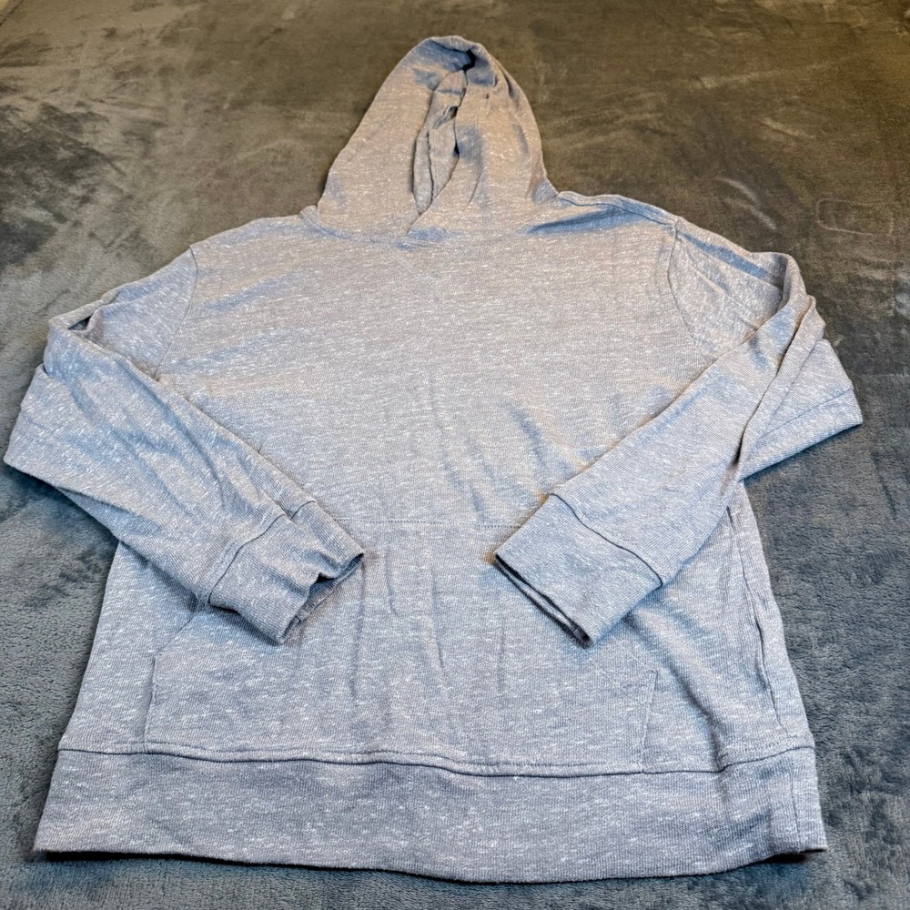 GAP Gray Heathered Pullover Hoodie Sweatshirt Kids Size XL Extra Large
